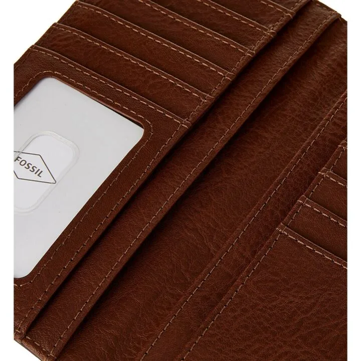 Fossil Logan Leather RFID-Blocking Clutch Wallet