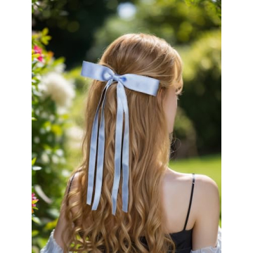 LFOUVRE Bow Hair Clips - Elegant Ribbon Accessories for All