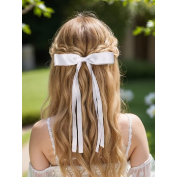 LFOUVRE Bow Hair Clips - Elegant Ribbon Accessories for All