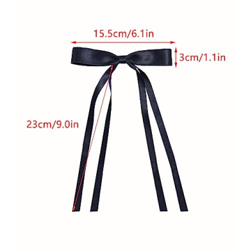 LFOUVRE Bow Hair Clips - Elegant Ribbon Accessories for All