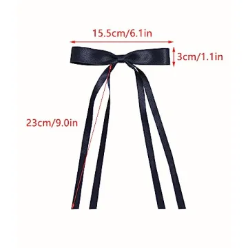 LFOUVRE Bow Hair Clips - Elegant Ribbon Accessories for All