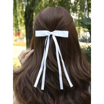 LFOUVRE Bow Hair Clips - Elegant Ribbon Accessories for All