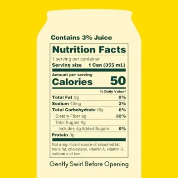 OLIPOP Prebiotic Banana Cream Soda - Healthy Choice