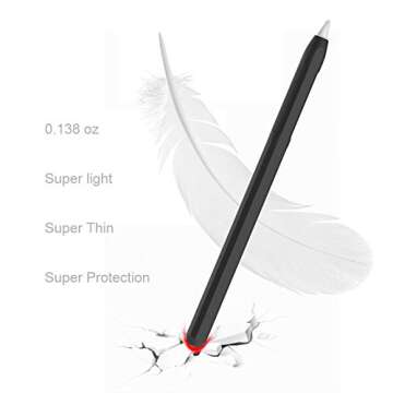 Ergonomic YINVA Apple Pencil Grip Case for Apple Pencil 2