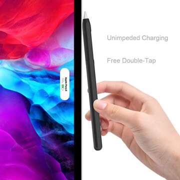 Ergonomic YINVA Apple Pencil Grip Case for Apple Pencil 2