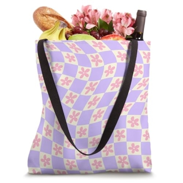 Danish Pastel Aesthetic Flower Tote Bag for Trendy Styles