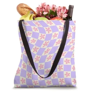 Danish Pastel Aesthetic Flower Tote Bag for Trendy Styles
