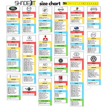 Shade-It Car Windshield Sun Shade Durable 210T Polyester Heat Block UV Protection Sunshades - Sunlight Blocker Reflective Sun Visor Car Window Shade - Easy Storage Sunshade Car Accessories (Medium)