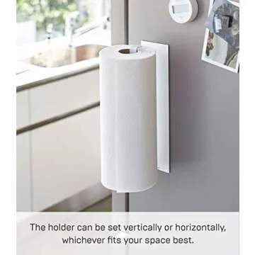 Yamazaki Tower Magnetic Paper Towel Holder for Kitchen