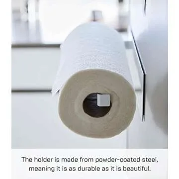 Yamazaki Tower Magnetic Paper Towel Holder for Kitchen