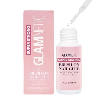 Glamnetic Brush On Nail Glue | Strong, Vegan & Mess-Free