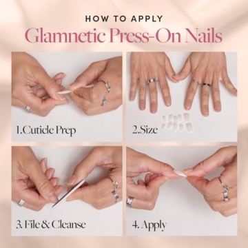 Glamnetic Brush On Nail Glue | Strong, Vegan & Mess-Free