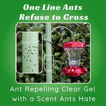 Sapphire Labs Nectar Fortress™ Natural Ant Repellent for Hummingbird Feeders - Multi-Purpose Clear...
