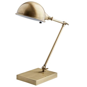 Stone & Beam Vintage Task Desk Lamp in Antique Brass