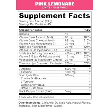 MTN OPS Ignite Supercharged Energy Drink Mix - 45 Servings