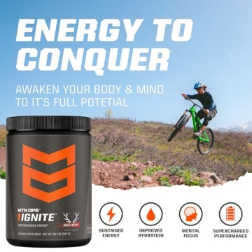 MTN OPS Ignite Supercharged Energy Drink Mix - 45 Servings