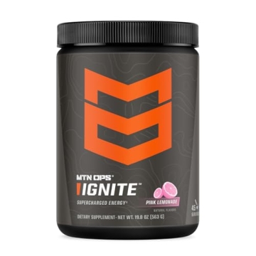 MTN OPS Ignite Supercharged Energy Drink Mix - 45 Servings