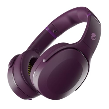 Wireless Midnight Plum Crusher Evo Over-the-Ear Headphones by Skullcandy (Renewed)