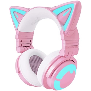 YOWU Cat Ear Headphones 3G with RGB and Surround Sound