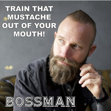 Bossman MUDstache Unscented Mustache Wax 1oz