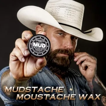 Bossman MUDstache Unscented Mustache Wax 1oz