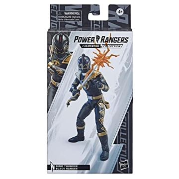 Power Rangers Lightning Collection Dino Thunder Black Ranger Action Figure