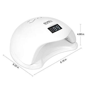 Youlanda 52W UV LED Nail Lamp for Quick Drying Gel