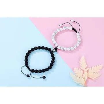 Top Plaza Couples Bracelets - Customized Heart Bracelets for Lovers