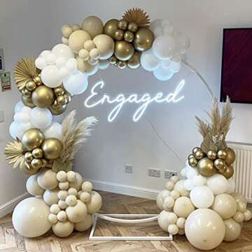 White Sand Balloons 84 pcs Sand White Balloons Garland Arch Kit 5 inch +12 inch +18 inch Nude Latex Balloons Happy Birthday Balloons Baby Shower Decorations Wedding Balloons