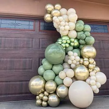 White Sand Balloons Pack – 84 pcs Elegant Balloon Garland Kit