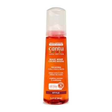 Cantu Wave Whip Curling Mousse for Defined Curls