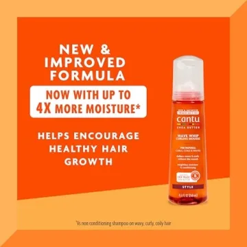 Cantu Wave Whip Curling Mousse for Defined Curls