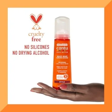 Cantu Wave Whip Curling Mousse for Defined Curls
