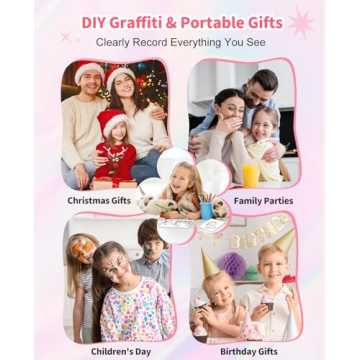 Kids Instant Print Camera - 48MP Fun for Ages 4-12