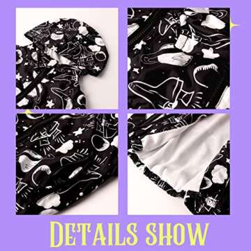 WELAKEN Lightweight Universe Jacket for Boys Kids & Toddler II Boys' Print Water-Resistant Jacket