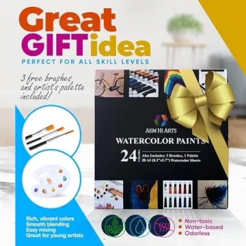 AEM Hi Arts Watercolor Paint Set for Everyone