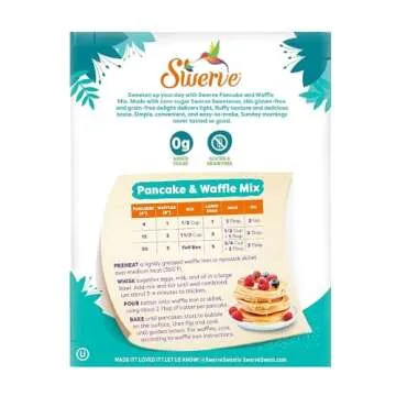 Keto Friendly Pancake and Waffle Mix with Zero Sugar