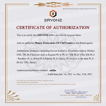 ERYONE Silk PLA Filament for 3D Printer, 1.75mm +/- 0.03mm, 1kg (2.1LBS)/Spool, Silk Pink