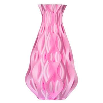 Silk PLA Filament for 3D Printers in Silk Pink