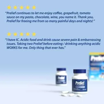 Prelief Acid Reducer Caplets for Heartburn Relief 120 Count