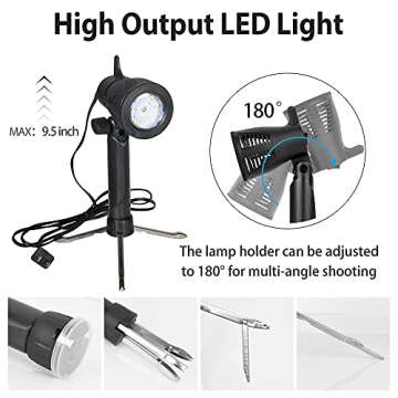 EMART Photography Light Box, Portable Photo Studio for Professionals