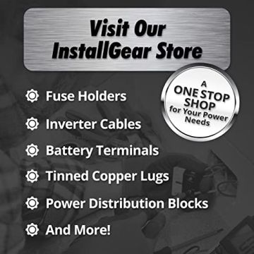 InstallGear 4 Gauge Wire Flexible CCA Power Ground Cable