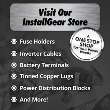 InstallGear 4 Gauge Wire Flexible CCA Power Ground Cable