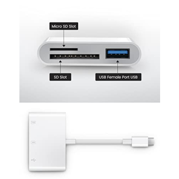Effortless USB C SD Card Reader for iPad and iPhone
