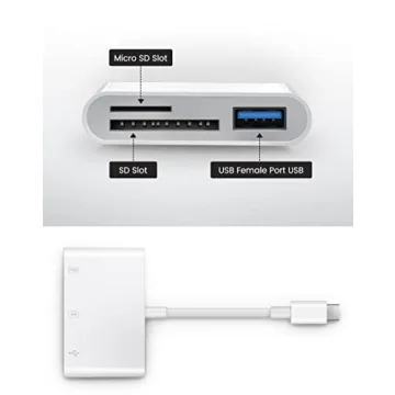 Effortless USB C SD Card Reader for iPad and iPhone