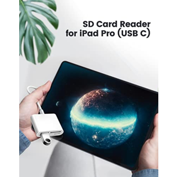 Effortless USB C SD Card Reader for iPad and iPhone