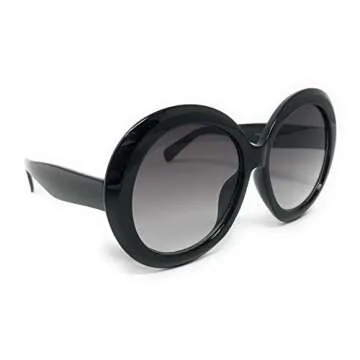 Chic Women's XL Circle Thick Frame Sunglasses - My Shades