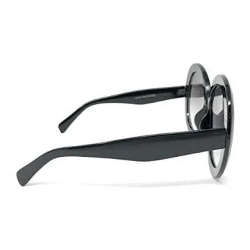 Chic Women's XL Circle Thick Frame Sunglasses - My Shades