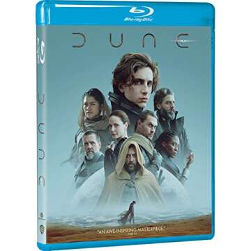 Dune (Blu-ray) - Epic Sci-Fi Adventure with Stunning Visuals