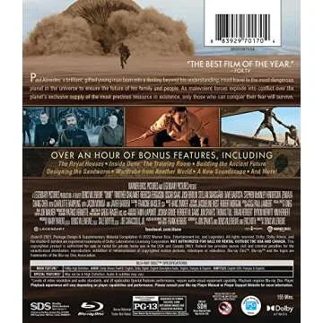 Dune (Blu-ray) - Epic Sci-Fi Adventure with Stunning Visuals